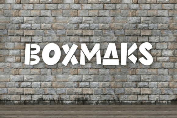 Boxmaks: A Stylish Font for Handmade Creations