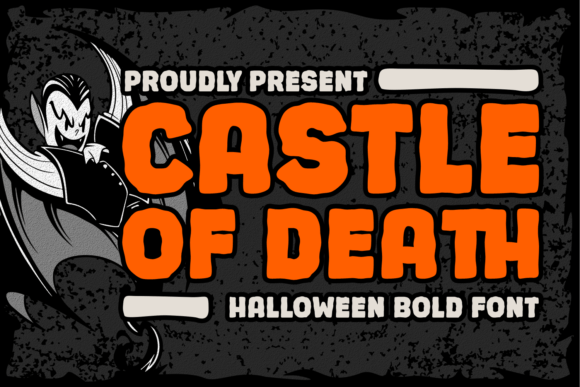 Castle of Death: A Spooky Font for Editorial Design