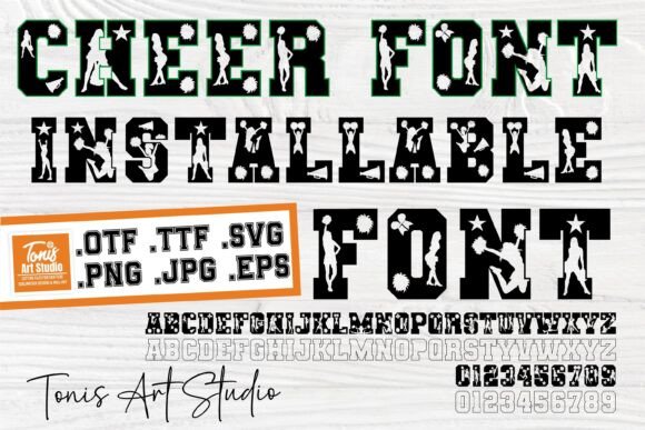 Cheer Varsity Font for Business Branding