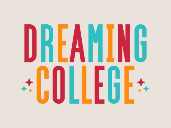 Dreaming College: A Playful Font for Editorial Design
