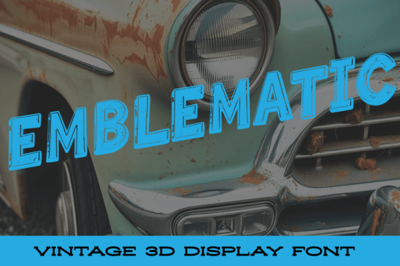 Emblematic Font for Handmade Creations