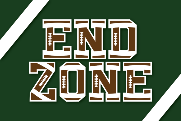 End Zone Font for Bold Campaign Design