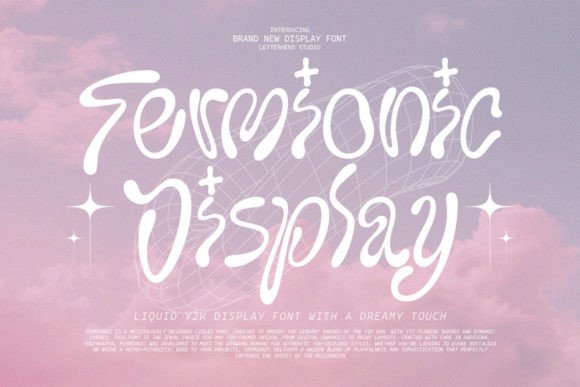 Fermionic: A Y2K-Inspired Display Font for Modern Editorial Design