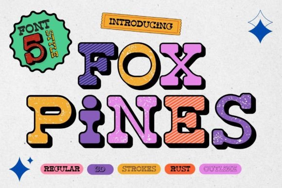Fox Pines Font for Business Branding