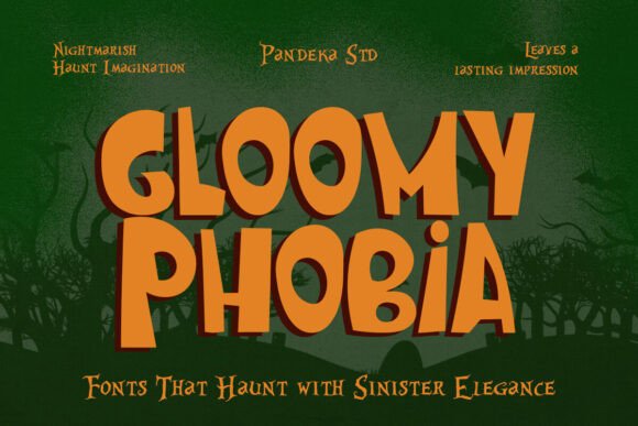 Gloomy Phobia Font for Handmade Creations