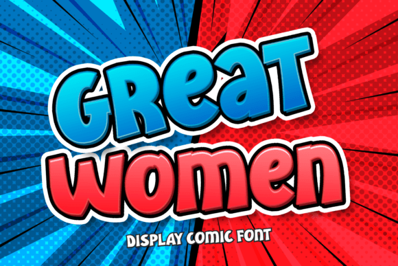 Great Women Font for Editorial Design