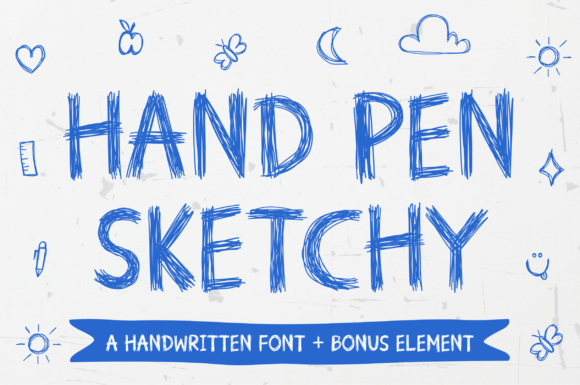 Hand Pen Sketchy: A Playful Font for Creative Branding