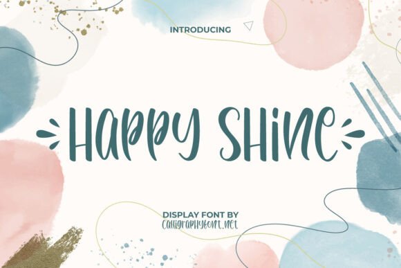 Happy Shine Font for Modern Web Design
