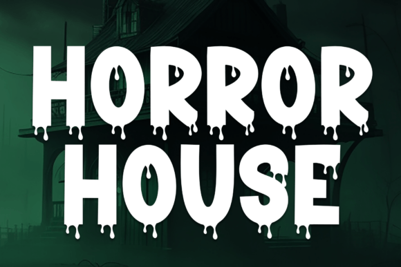 Horror House Font for Web Design