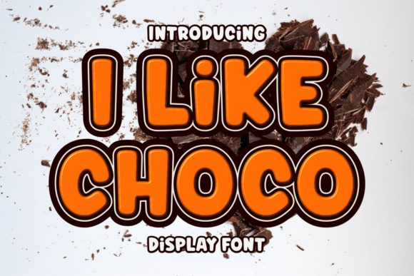 I Like Choco Font for Web Design