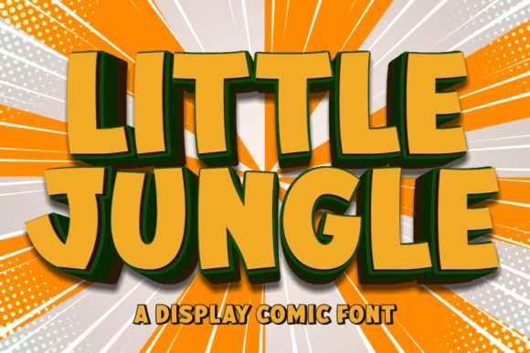 Little Jungle: A Playful Display Font for Web Design