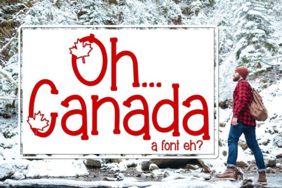 Oh Canada Display Font for Editorial Design