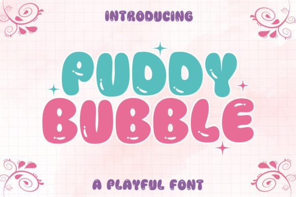 Puddy Bubble: A Playful Font for Editorial Design