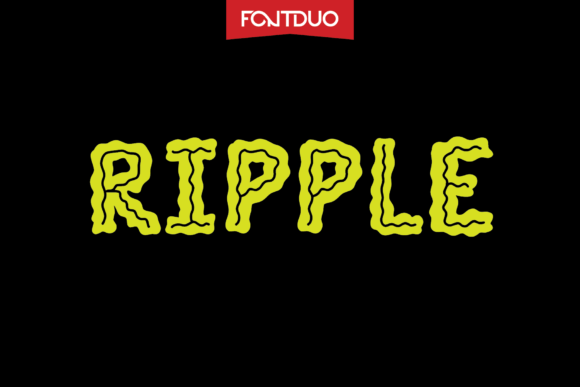 Ripple: A Fluid Display Font for Web Design