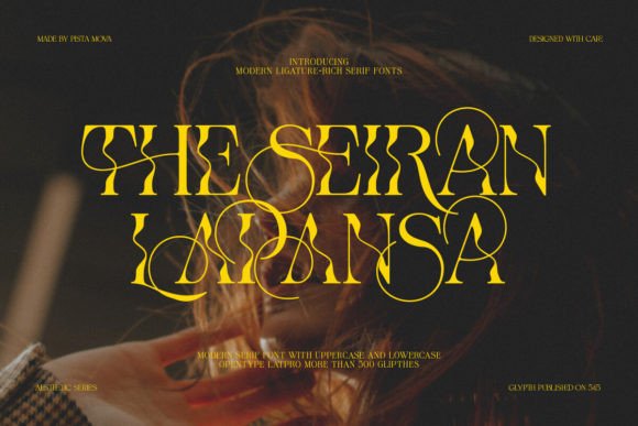 The Seiran Lapansa: A Stylish Serif Font for Modern Branding