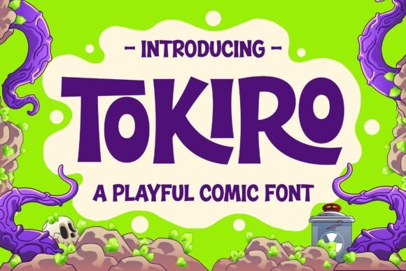 Tokiro: A Playful Display Font for Web Design